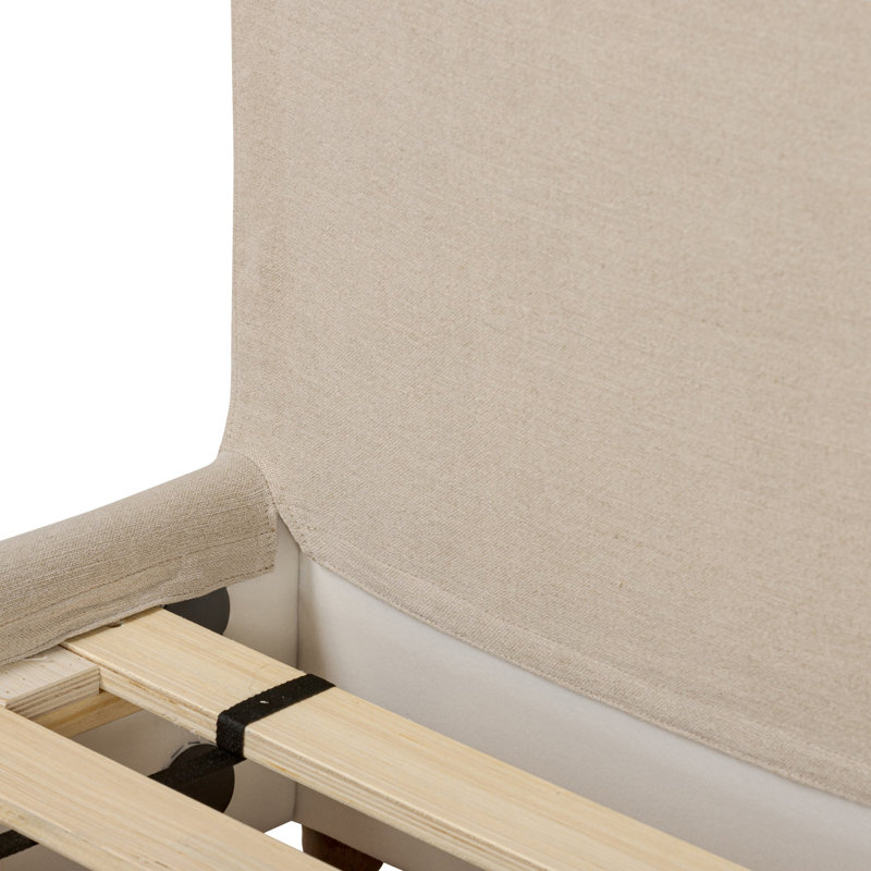 Dalia Bed, Cream, Queen