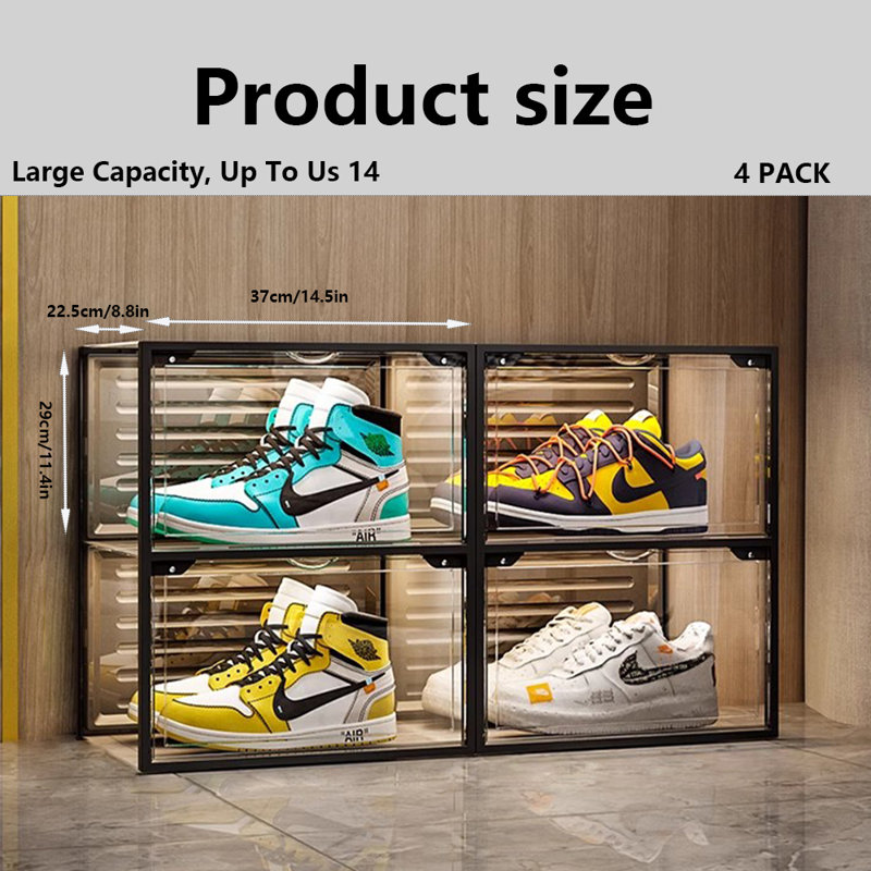 Boîte de rangement pliable pour chaussures