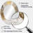 Saberio Golden Abstract - Abstract Large Mirror, Modern Unique Wall Mirror Decor, Printed Metal Art-846567055-846567043