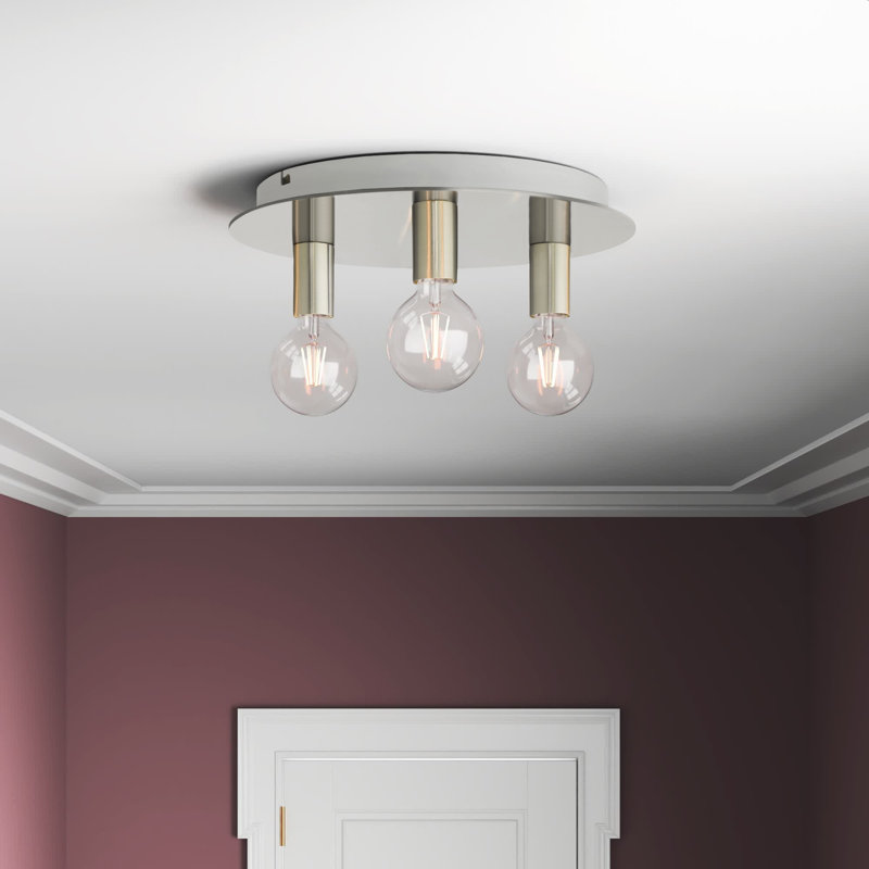 Jada Flush Mount, Brushed Nickel