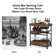 Poulos Metal Bar Cart