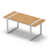 Bois de teck / blanc