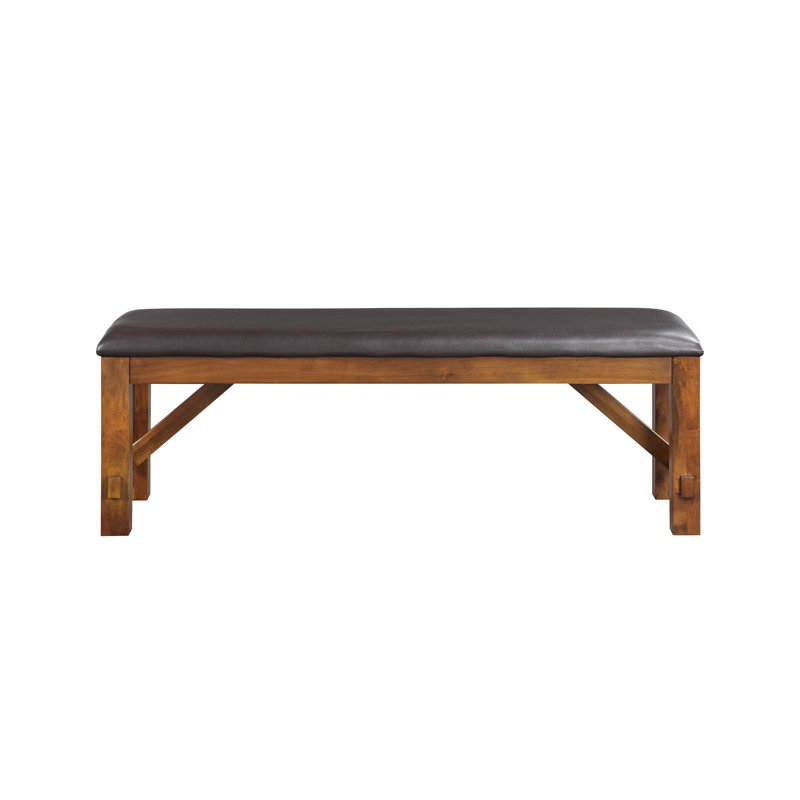 Banc avec siège rembourré