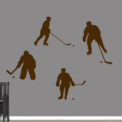 Adhésif décoratif hockey