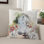 Housse et insert de coussin carré Eaglin
