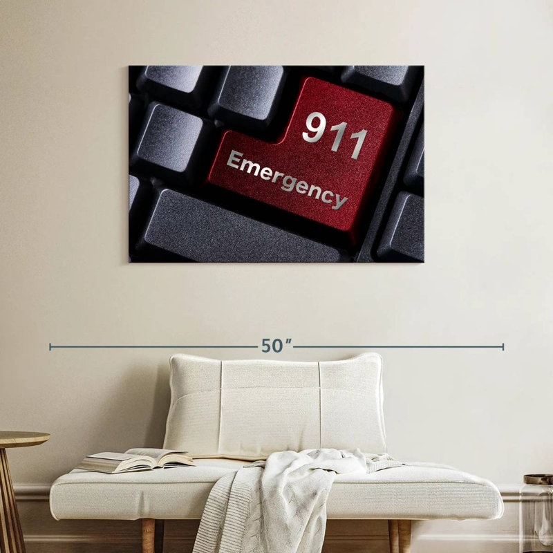 Alcaraz 911 d'urgence, H 26 po x l 39 po