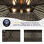 Abri de jardin pour patio en métal en aluminium mesurant l 16 pi P 8 pi.-105481957-105481955