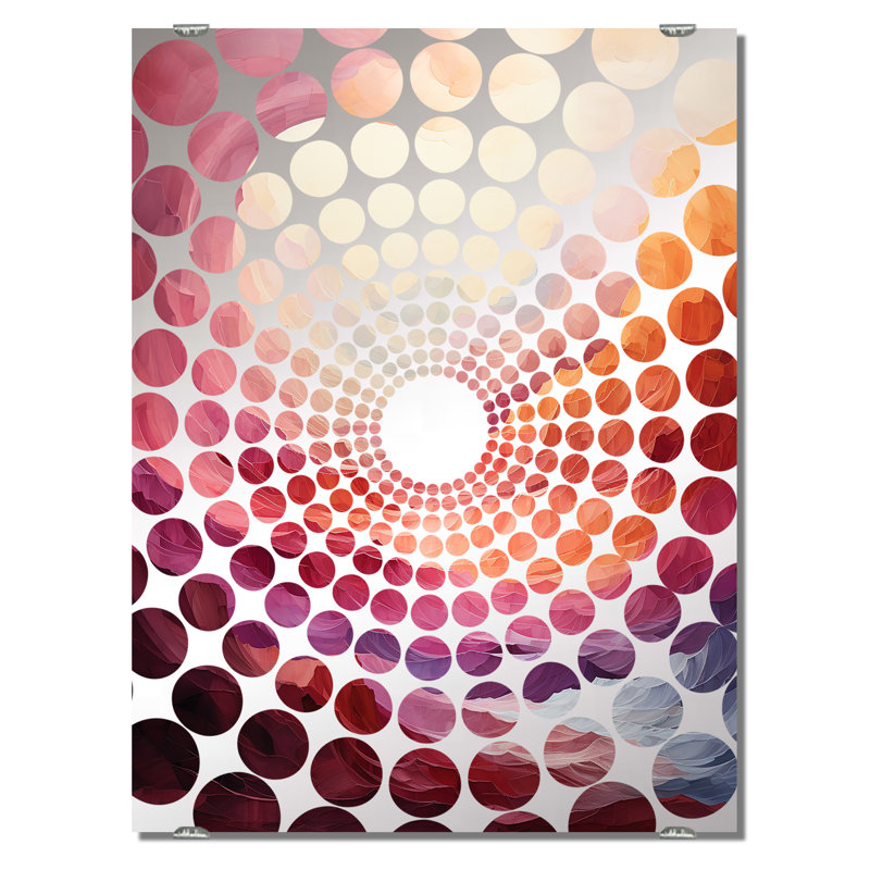 Corye - Miroir mural arc-en-ciel MIR137959, 32 po x 24 po