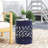 Outdoor Metal Side Table -Large-1827894656