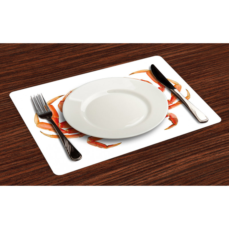 Barajas National Cooked Dungeness Crab Placemat