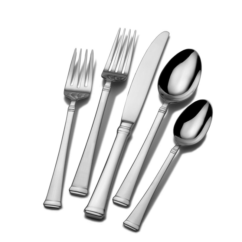 Harmony 70-Piece Polished Stainless Steel Flatware Set