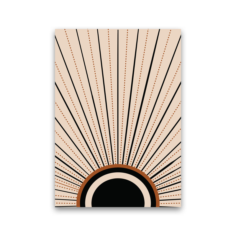 Boho Sunrise 2 - Print, 42cm H x 29.7cm W x 4cm D, No Framed