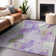 Machine Washable Indoor/Outdoor Xhevrie Purple Rug