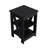 Side Table Rossville, Living Room, Black-772037857