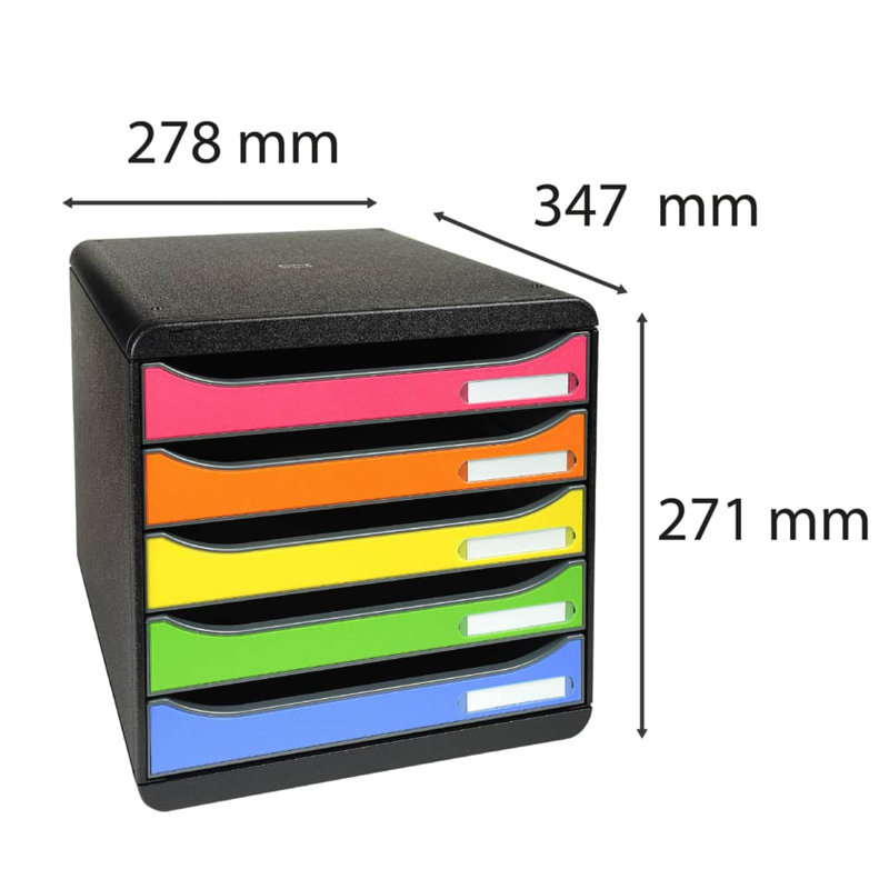 Plastic Stackable Desk Organiser