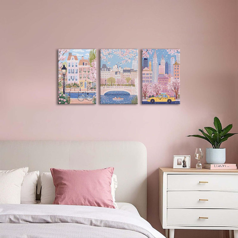 3 Piece Wrapped Canvas Print