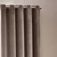 Heavy Chenille Room Darkening Eyelet Curtains-91668130-91668128