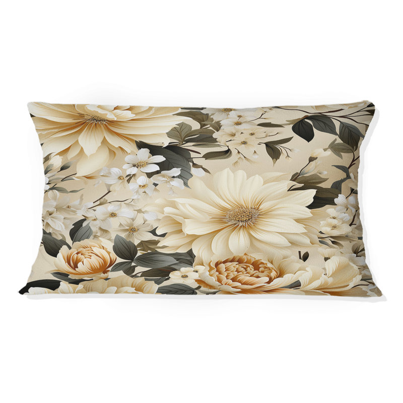 Floral Throw Pillow