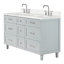 Meuble-lavabo double avec comptoir ARIEL-131238901-131238906-99405063