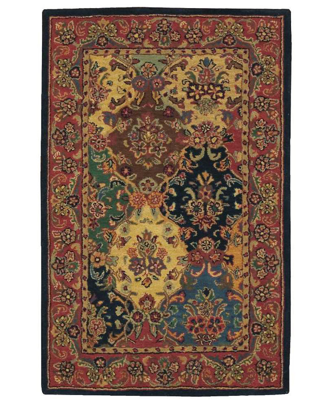 Gullu Wool Oriental Indoor Rug, Rectangle 3'6" x 5'6"