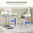 L Shaped Standing Desk With Drawers, Shelf, Adjustable Gaming Table For Home, Office, Gamer-320722727-320722726