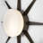 Solid Brass LED Flush Mounted Sconce