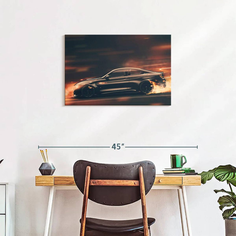 Mehar Blazing Race Car, 20" H x 30" W