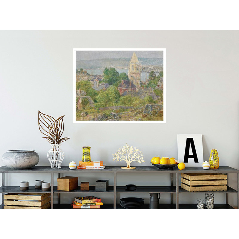 «Gloucester» par Childe Hassam - estampe numérique, H 32 po x l 40 po