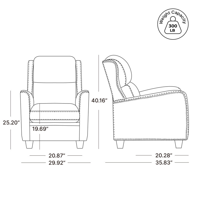 Fauteuil d'appoint Beecher, Brun clair Copley