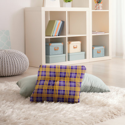 Housse de coussin carrée de luxe Minnesota football/insert