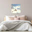 Moonlit Winter Rabbits Peaceful Serene Abstract Rabbit Forest Landscape Wall Art Print by Renate Holzner - Wrapped Canvas Print-654549082