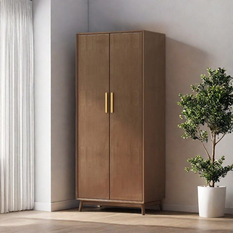 Garde-robe moderne et simple, Noyer