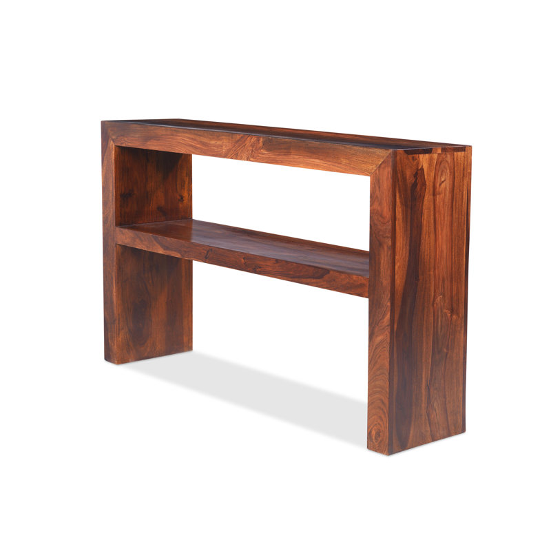 Heritage 118 cm W Solid Wood Top Console Table