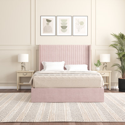Barkat Upholstered Ottoman Storage Bed