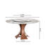 Ensemble de table de salle à manger en pierre frittée 5/7 pièces Mid-Century avec paresseux amovible pour 4 à 6 pièces-707782660-707782663-714998319