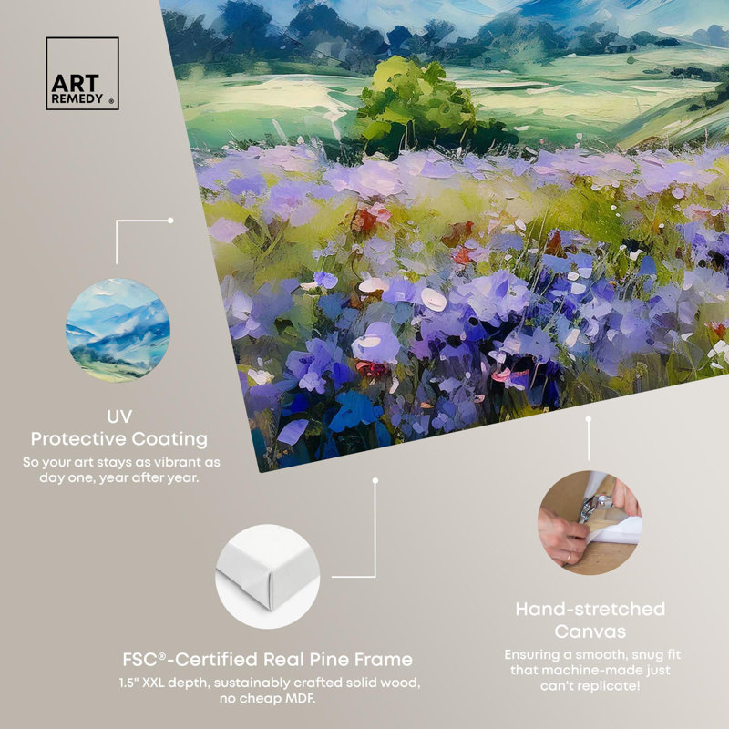 «Field of Dreams» par Coastal Art, Toile tendue, H 30 po x l 30 po