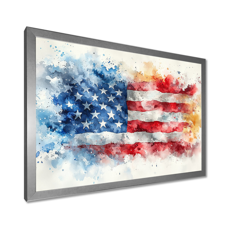 Emancipation Proclamation - Paysages, art mural, H 24 po x l 32 po, Reproduction encadrée d'une seule photo, Argent
