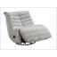 Fauteuil inclinable oscillant en chenille Talmon Oyster-454749469