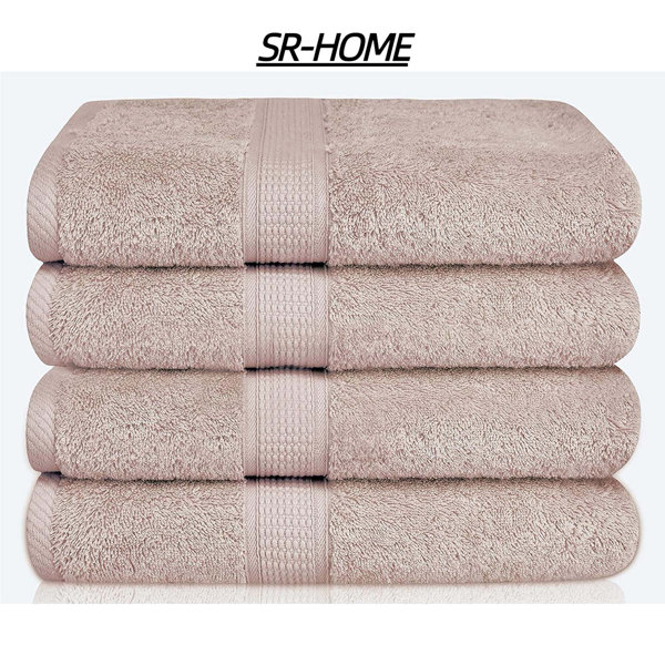 SR-HOME 4 Piece Bath Towel Set