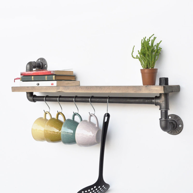 Novella Solid Wood Accent Shelf