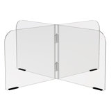 4-Zone Sneeze Guard - 36” x 36”