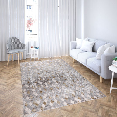 Tapis à motif géométrique moderne MDA Rugs Bernard Collection