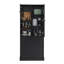 Grande armoire de rangement pour salle de bain avec grand panier rabattable-1788600597