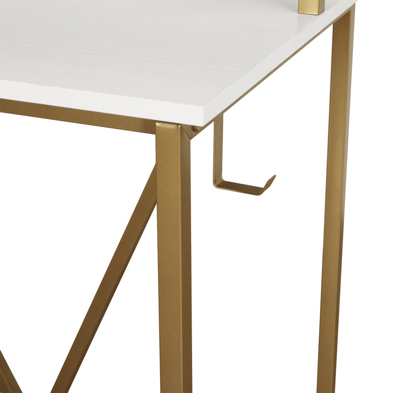 Bureau d'écriture Techni Mobile (sans les chaises de bureau), Blanc