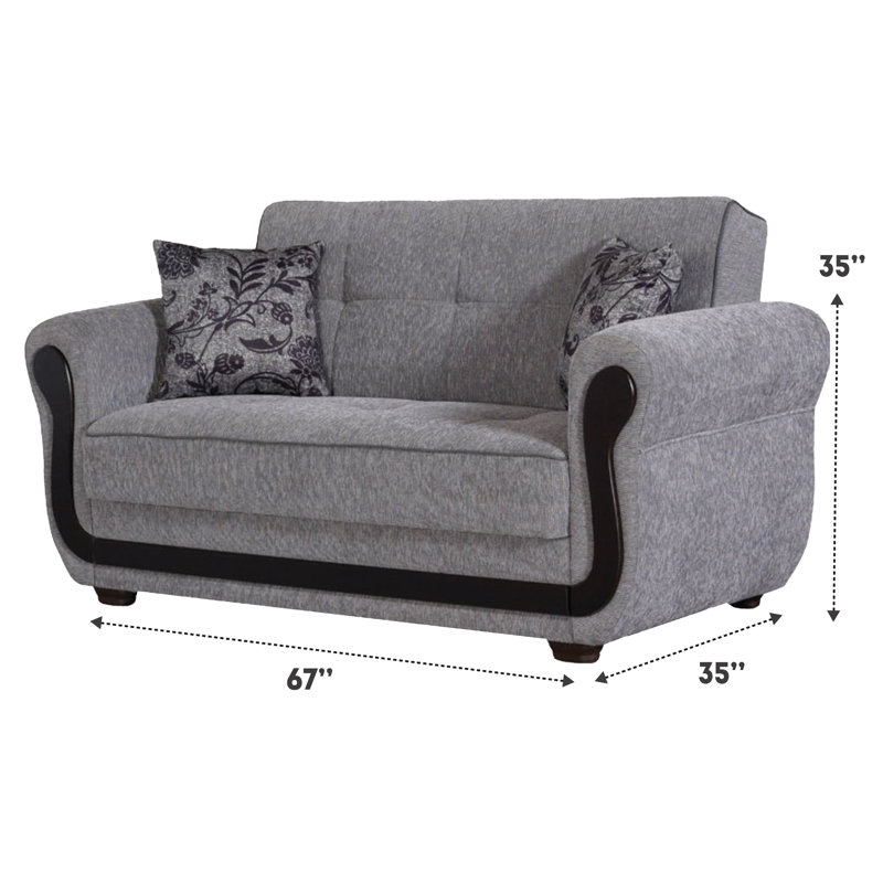 67'' Upholstered Convertible Sofa