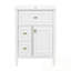 Meuble-lavabo avec lavabo, deux tiroirs et tablette réglable-501639864