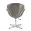 Fauteuil ballon pivotant rembourré en laine Raspberry-51336375