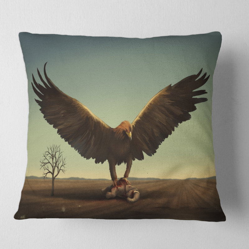Coussin Roc Bird, 16" x 16"