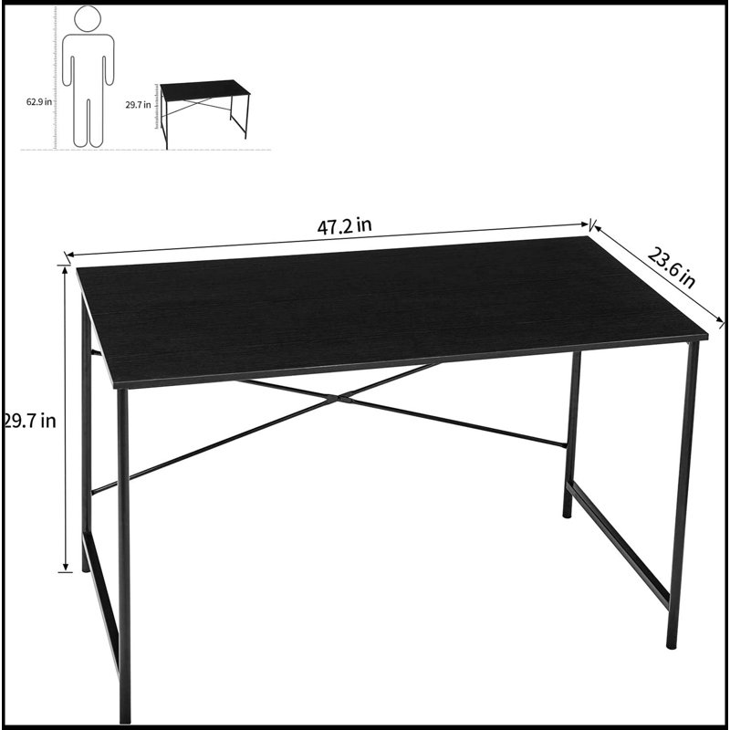 Ebel Writing Desk, Black
