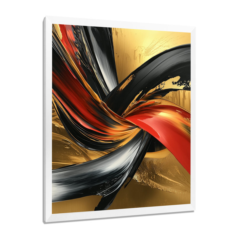 Solorio - reproductions d'art mural abstraites, H 20 po x l 12 po, Picture Framed, Blanc